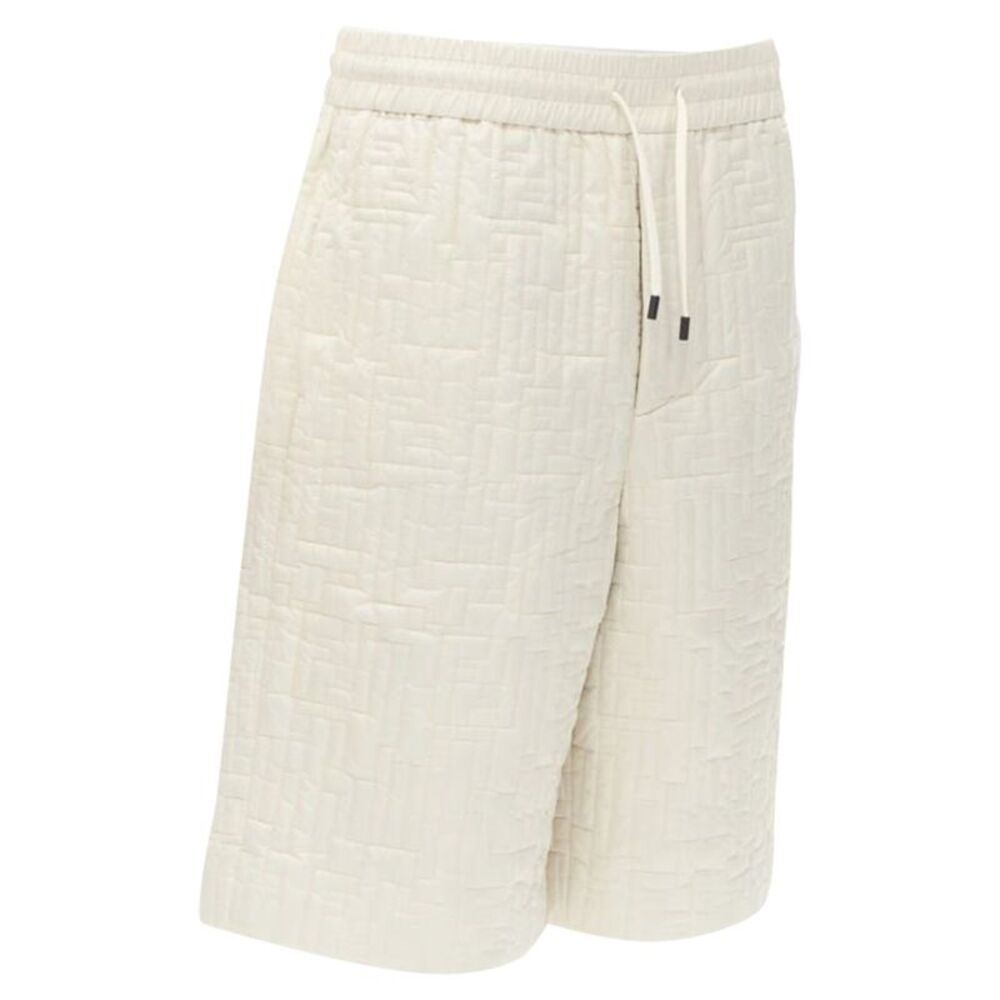 Fendi Monogram Padded Nylon Shorts